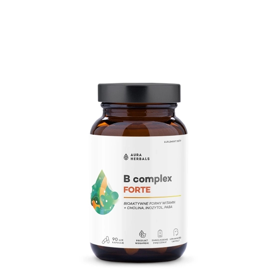 Aura Herbals Witamina B Complex Forte kapsułki 90 szt