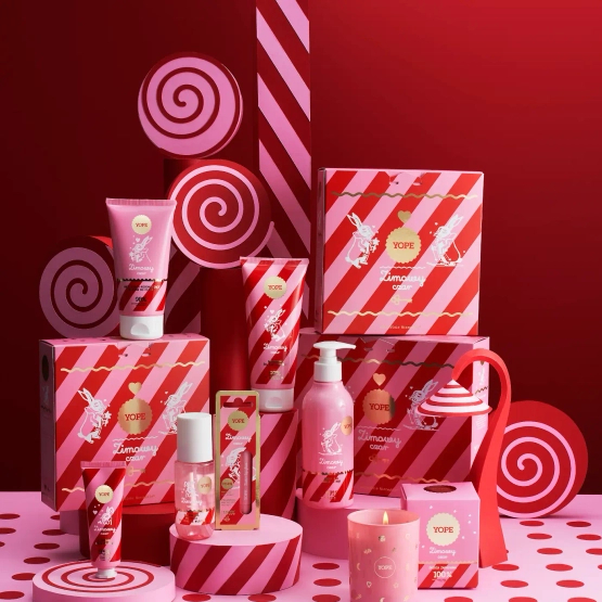 YOPE Zestaw Zimowy Czar Zestaw Prezentowy - Żel pod prysznic 200 ml + Balsam do ciała 150 ml