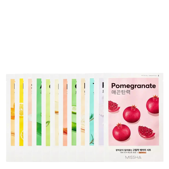Missha Zestaw maseczek Airy Fit Sheet Mask 12 szt.