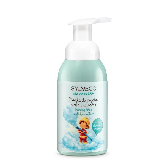SYLVECO dla dzieci 3+ Pianka do mycia ciała i włosów guma balonowa 290 ml
