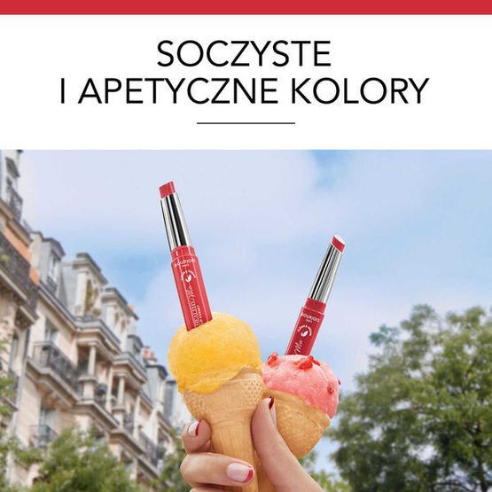 Bourjois Healthy Mix Clean Lip Sorbet wegańska pomadka nawilżająca do ust 01 Sundae Cherry Sunday 7.4g