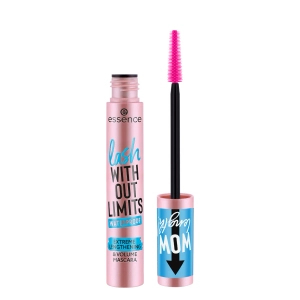 essence LASH WITHOUT LIMITS WATERPROOF EXTREME LENGTHENING & VOLUME MASCARA 03 Black Waterproof Wodoodporna maskara efekt długich i gęstych rzęs 13ml