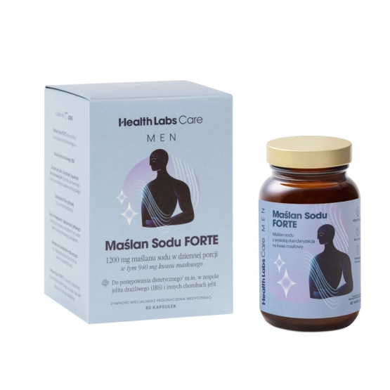 Health Labs Care Maślan Sodu Forte Men 60 kapsułek