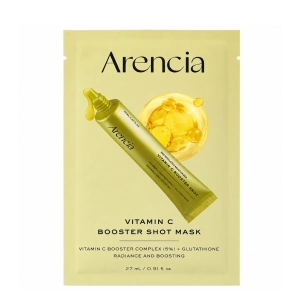 Arencia Vitamin C Booster Shot Mask - rozświetlająca maska w płachcie z witaminą C i glutationem 1 szt.