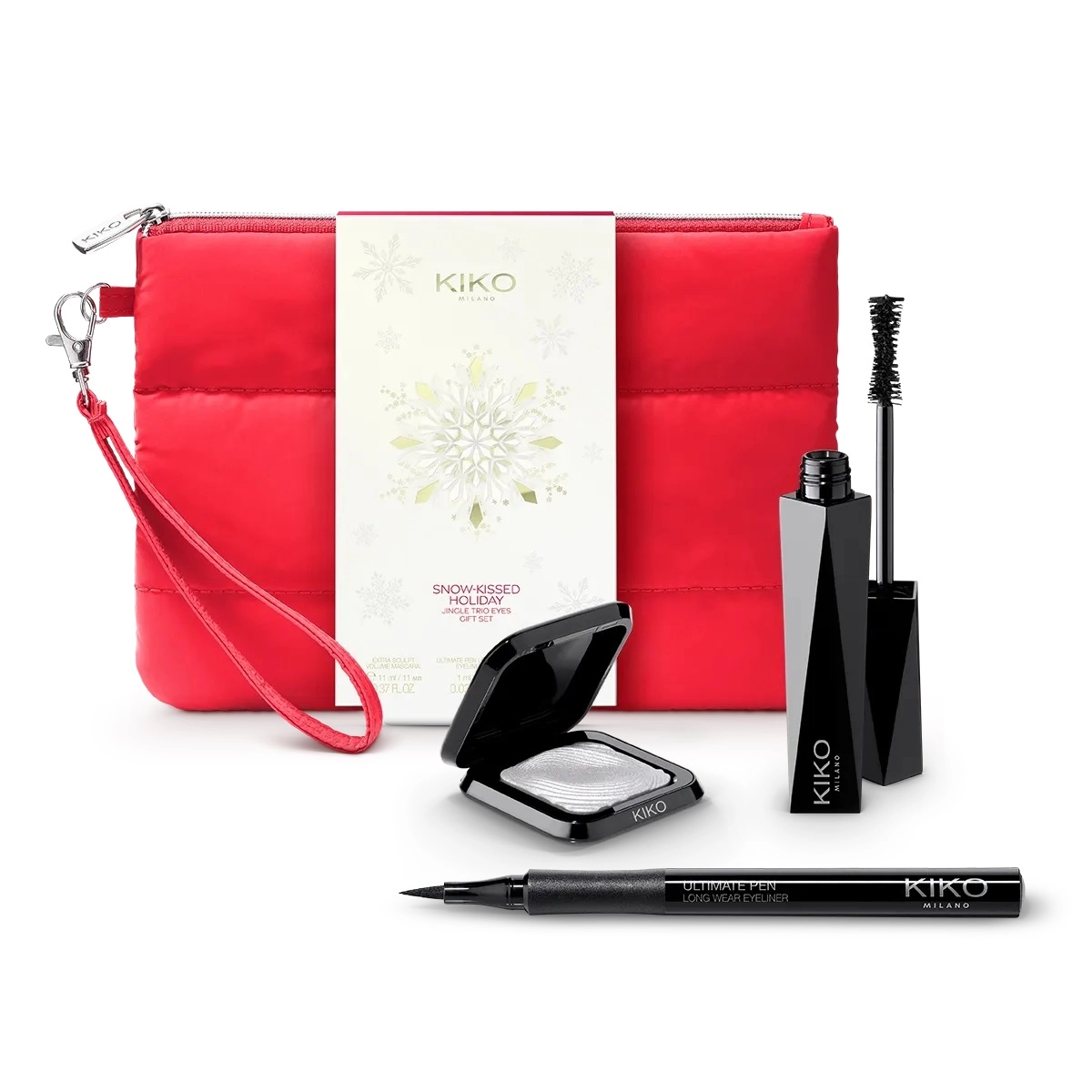 KIKO Milano Snow-Kissed Holiday Jingle Trio Eyes Gift Set zestaw upominkowy do makijażu oczu