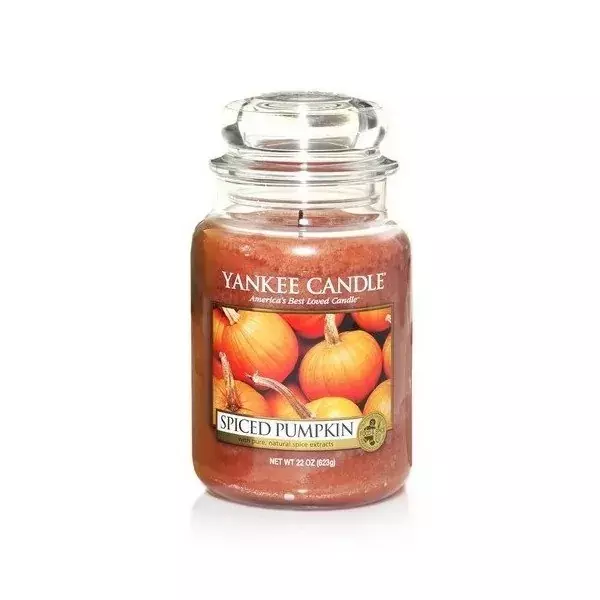 Yankee Candle ŚWIECA W SŁOIKU DUŻA Spiced Pumpkin