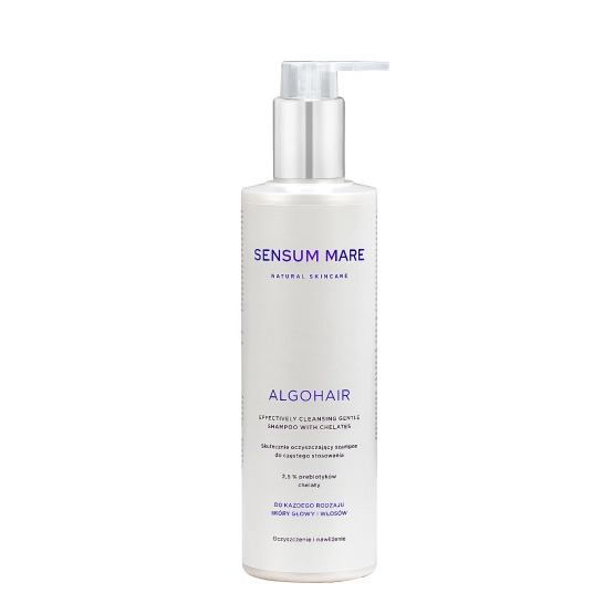 Sensum Mare ALGOHAIR Effectively cleansing gentle shampoo with chelates Skutecznie oczyszczający szampon do częstego stosowania 250ml