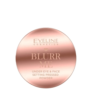 Eveline Cosmetics Blurr me Prasowany puder utrwalający i wygładzający pod oczy i do twarzy 7g