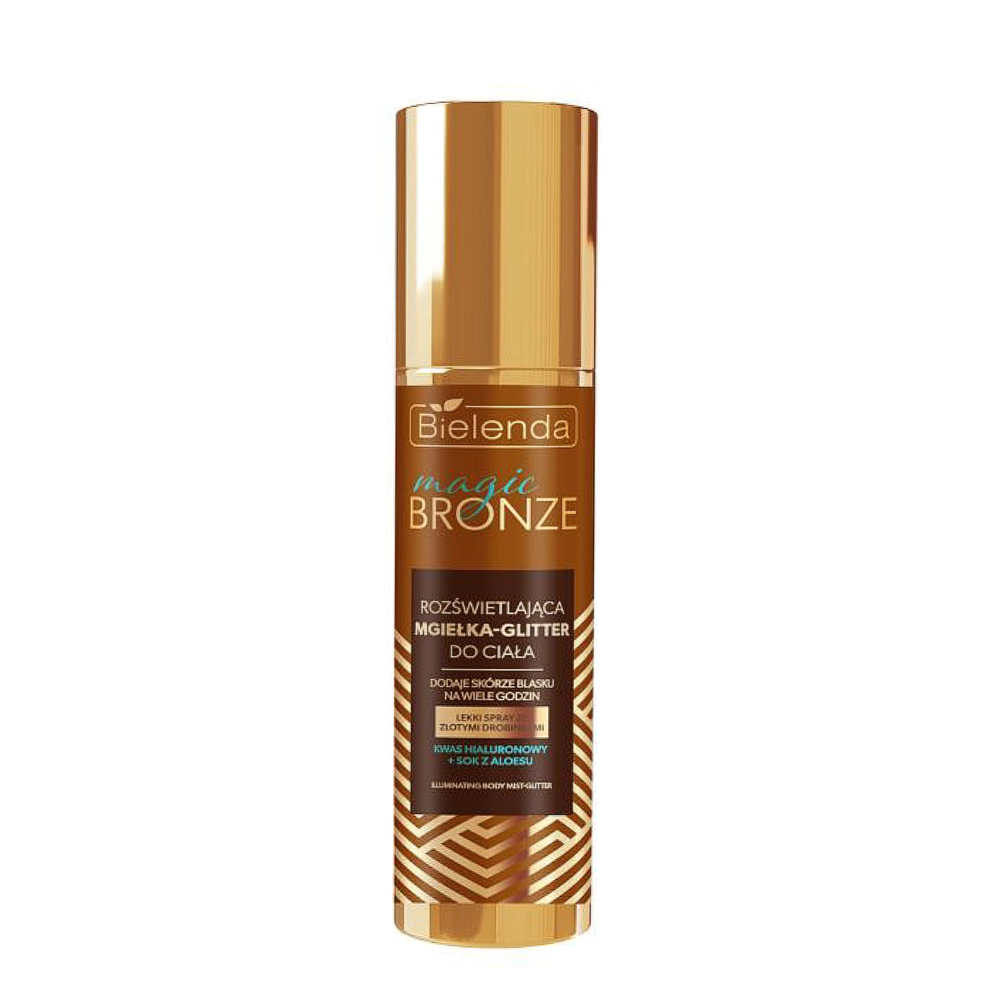Bielenda Magic Bronze Rozświetlająca mgiełka glitter do ciała 75 ml