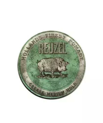 Reuzel Green Grease Medium Hold Piglet Woskowa pomada do włosów 35g