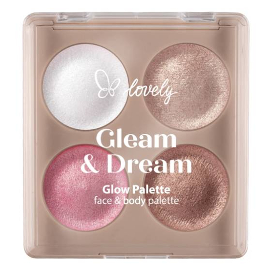 Lovely Gleam & Dream Glow Palette paleta rozświetlaczy do twarzy i ciała 10g