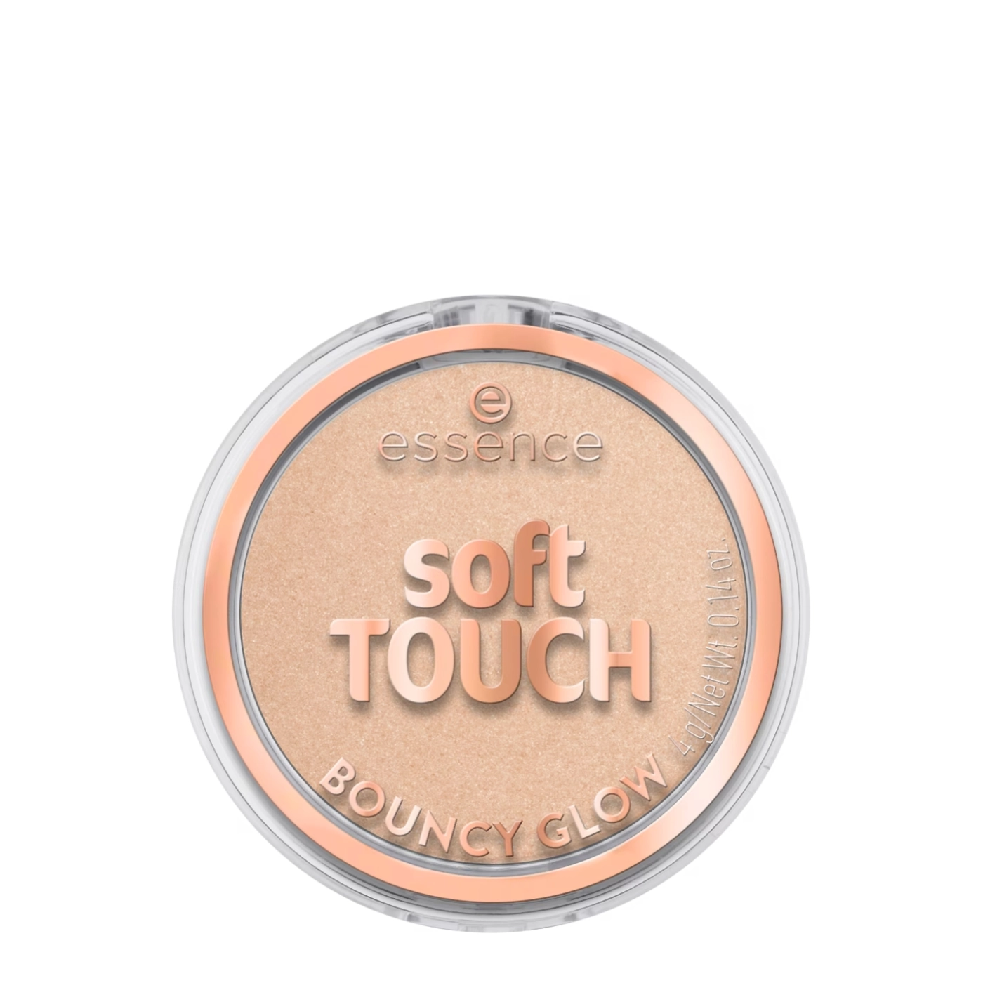 essence soft TOUCH BOUNCY GLOW 10 soft glaze Rozświetlacz do twarzy 4 g