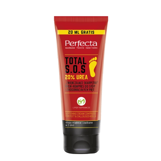 Perfecta Total S.O.S 20% Urea zmiękczające skarpetki krem-kompleks do stóp i zrogowaciałych pięt 120ml