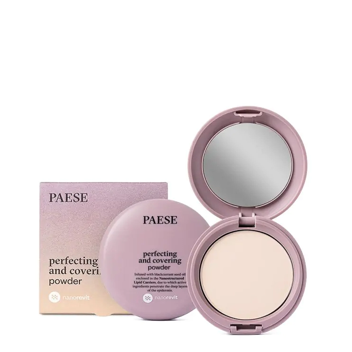 Paese Nanorevit Perfecting and Covering Powder Puder upiększająco-kryjący 01 Ivory