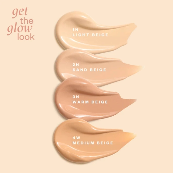 OUTLET Paese GET THE GLOW LOOK Wielozadaniowy podkład rozświetlający 3N Warm Beige 30ml - Data ważności 2027-01-31