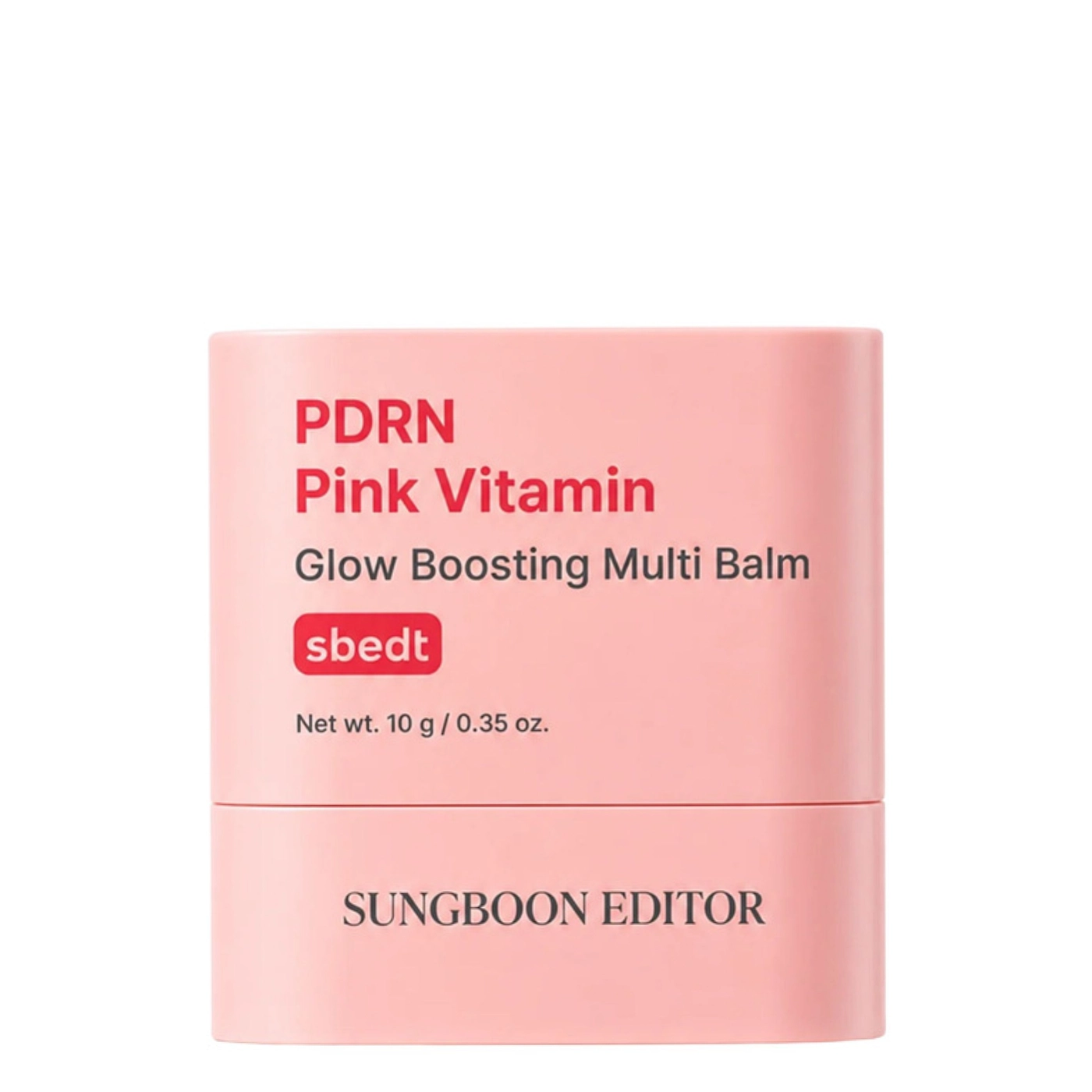 Sungboon Editor PDRN Pink Vitamin Glow Boosting Multi Balm - wygładzająco-nawilżający witaminowy balsam do twarzy w sztyfcie 10g