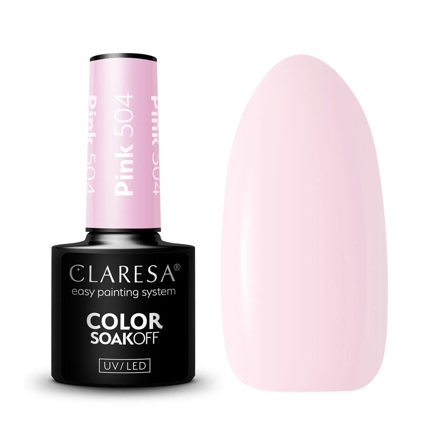 Claresa Nails lakier hybrydowy Pink 504 - 5g