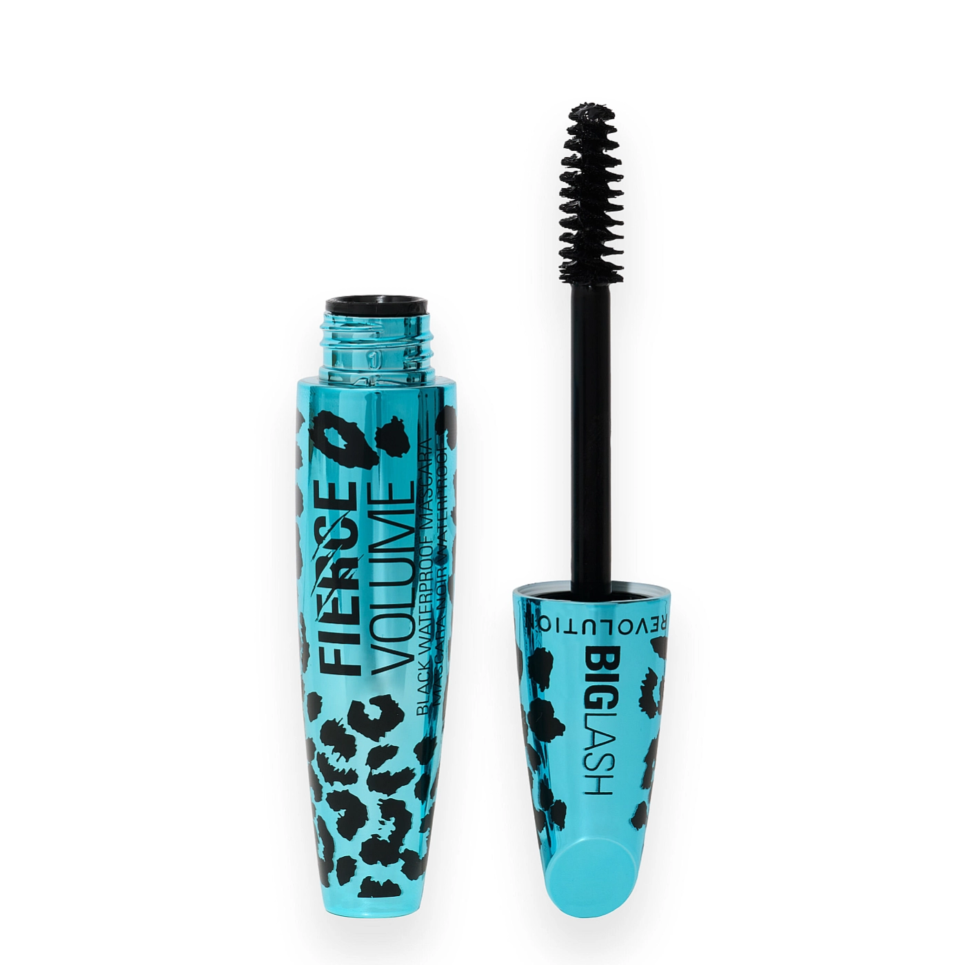 Revolution Big Lash Fierce Volume Mascara Waterproof - Wodoodporny tusz do rzęs zwiększający objętość Black 9 g