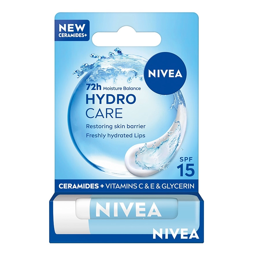Nivea Pielęgnująca pomadka do ust Hydro Care 4.8g