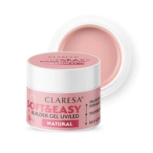 Claresa Nails Żel budujący soft&easy builder gel NATURAL 90g
