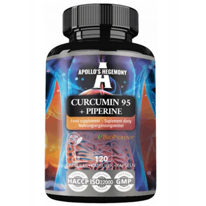 Apollo's Hegemony Curcumin 95 + Piperine suplement diety 120 kapsułek
