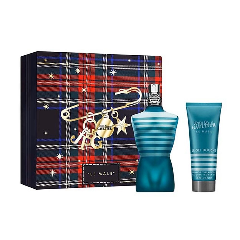 Jean Paul Gaultier Le Male zestaw woda toaletowa spray 125ml + żel pod prysznic 75ml