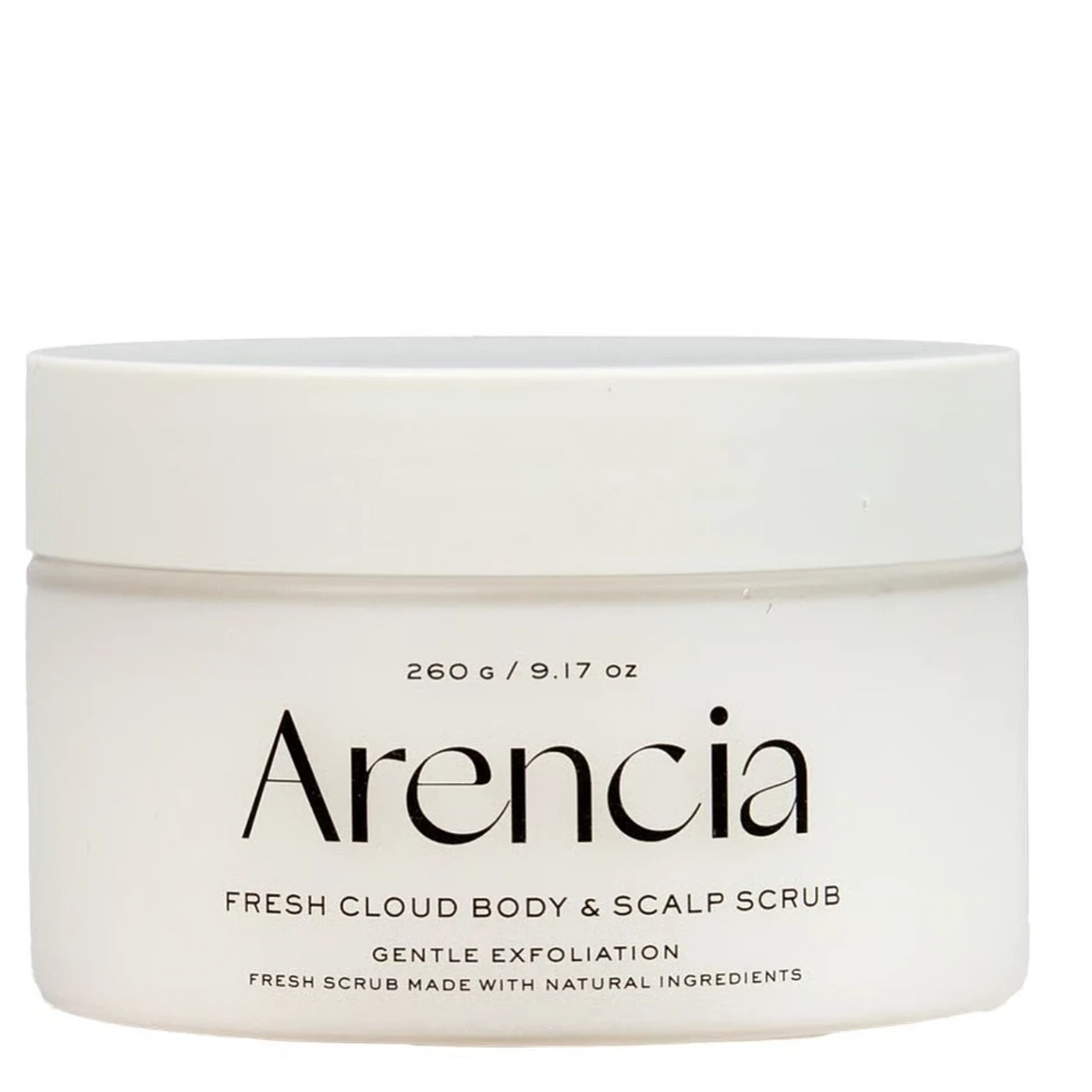 Arencia Fresh Cloud Body & Scalp Scrub - Peeling do ciała i skóry głowy White Tea & Neroli 260g