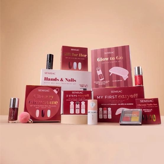 Semilac Hands & Nails Care Essentials - Zestaw do pielęgnacji dłoni i paznokci 