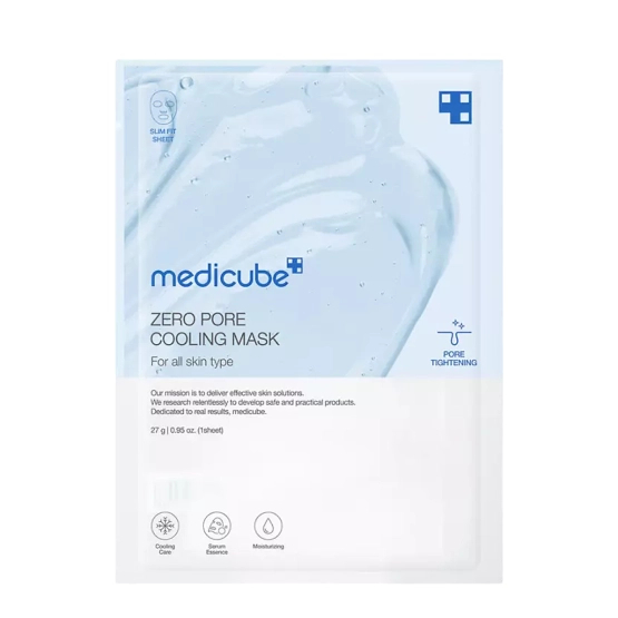 Medicube Zero Pore Cooling Mask - Chłodząca Maska w Płachcie do Twarzy 27g