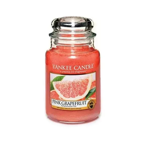 Yankee Candle ŚWIECA W SŁOIKU DUŻA Pink Grapefruit
