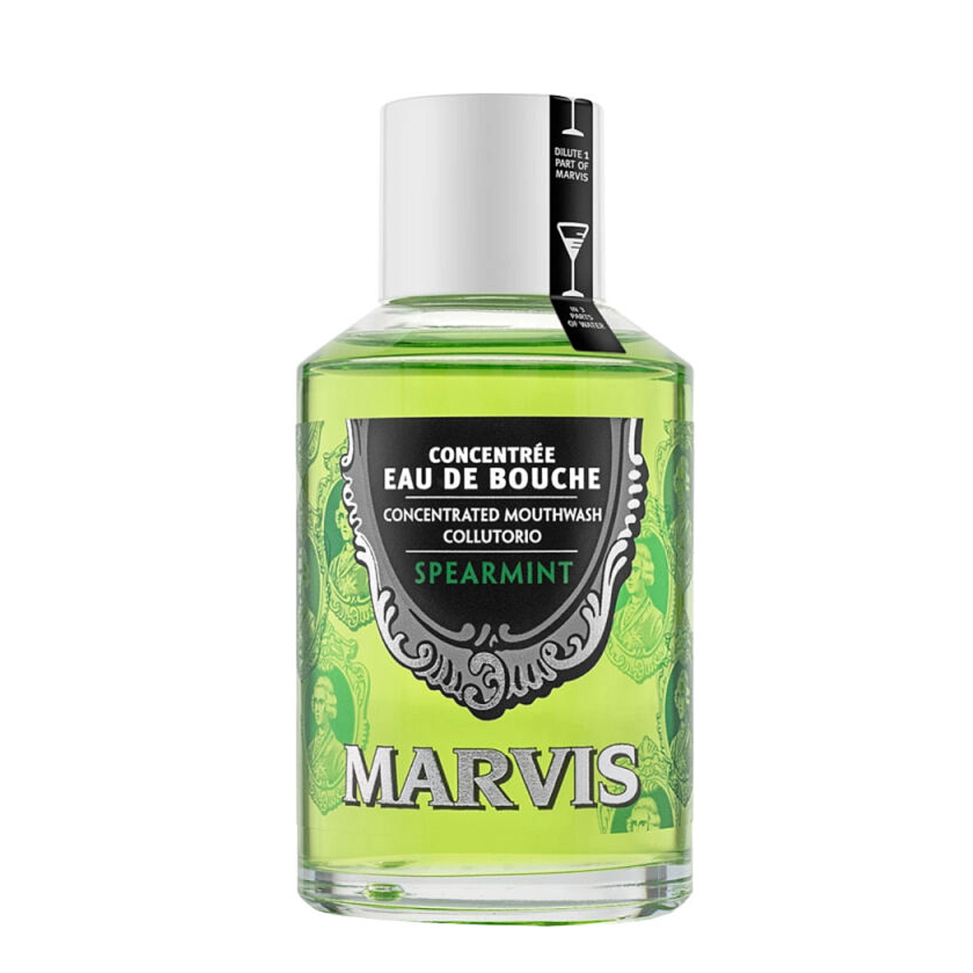 Marvis Concentrated Mouthwash Spearmint - skoncentrowany płyn do płukania jamy ustnej zielona mięta 120ml