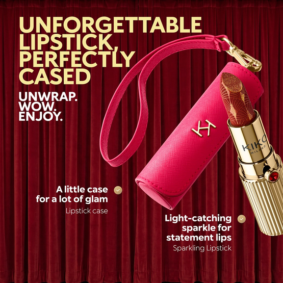 KIKO Milano Twist 'N Twinkle Holiday Hit The Sparkle Lip Gift Set zestaw podarunkowy do makijażu ust
