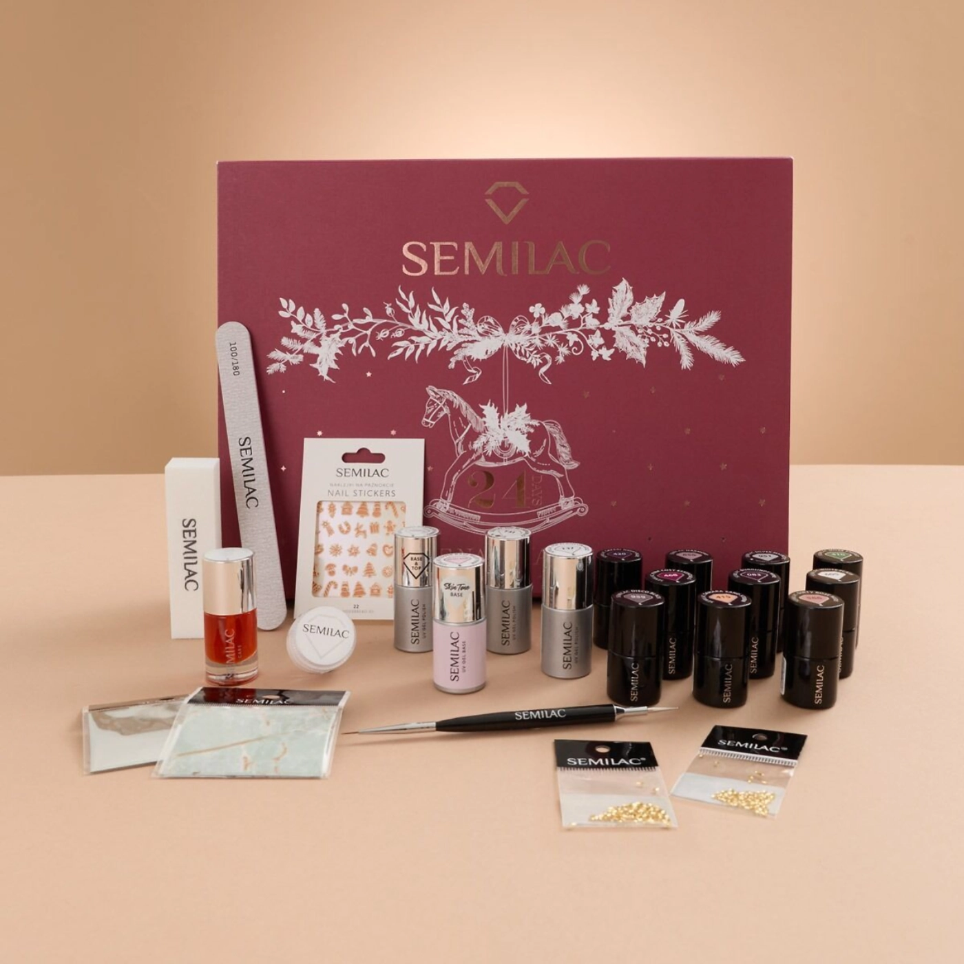 Semilac 24 days of Nail Magic - Kalendarz Adwentowy 2026 