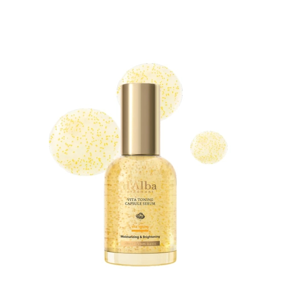 d'Alba Vita Toning Capsule Serum - Witaminowe serum do twarzy kapsułkowane 50 ml