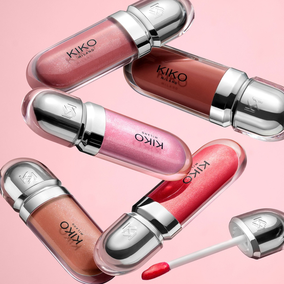 KIKO Milano 3D Hydra Lipgloss zmiękczający błyszczyk do ust z efektem 3D 12 Pearly Amaryllis Red 6.5ml