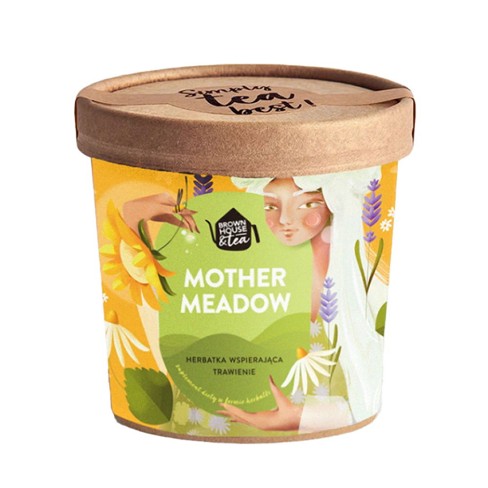 Brown House & Tea Mother meadow – suplement diety na trawienie w formie herbatki