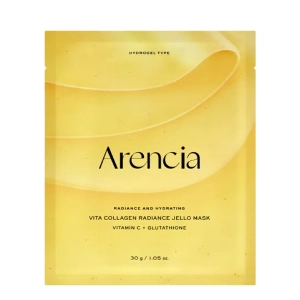 Arencia Vita Collagen Radiance Jello Mask - rozświetlająca maseczka żelowa z witaminą C i glutationem 1 szt.