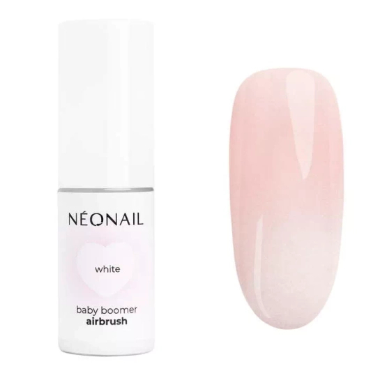 NEONAIL Baby Boomer Pyłek do paznokci w sprayu Airbrush White 5g