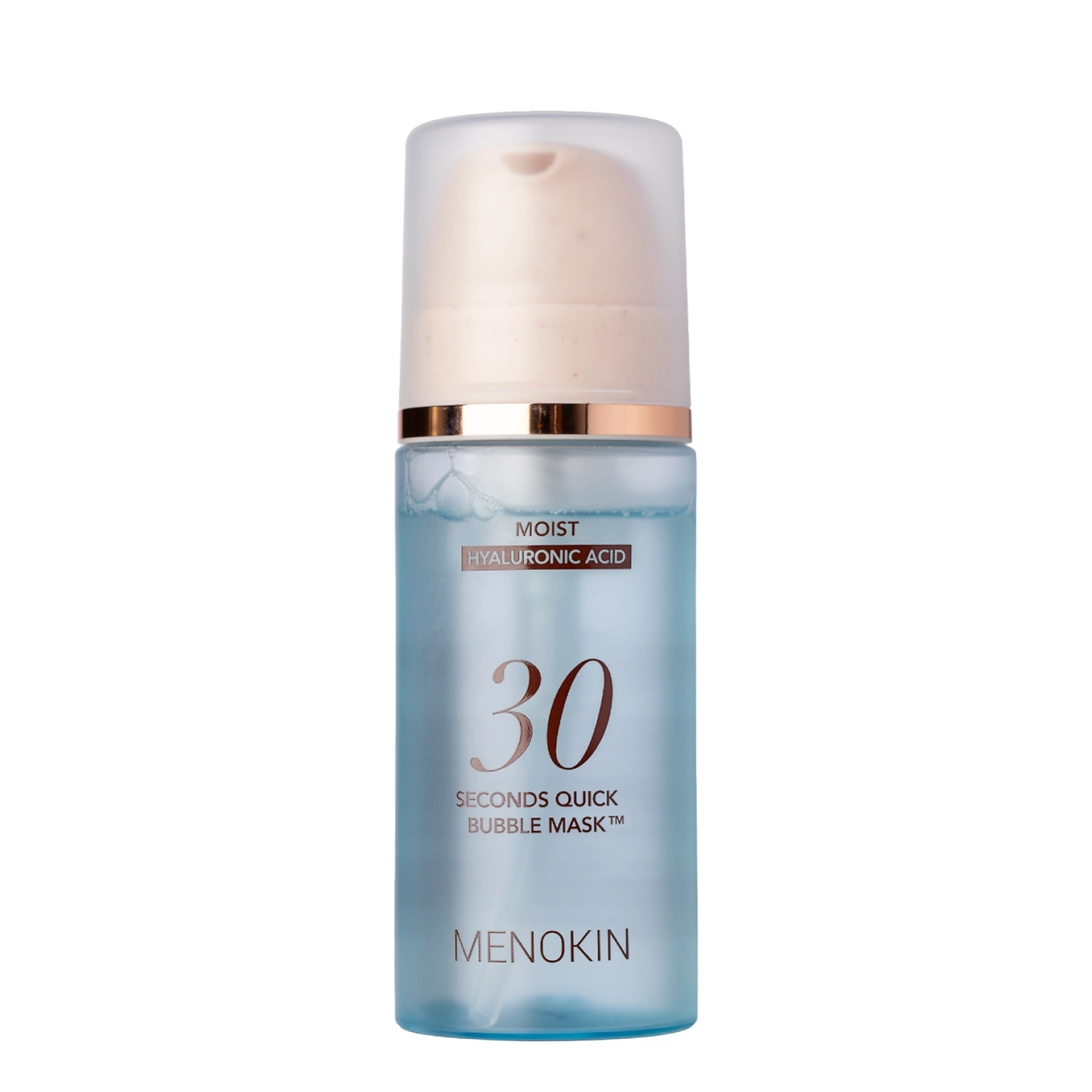MENOKIN 30 Seconds Quick Bubble Mask Moist - Nawilżająca Maska do Twarzy w Piance z kwasem hialuronowym 95ml