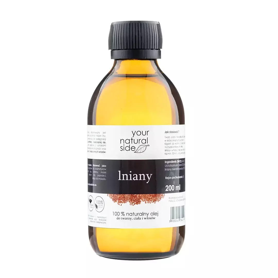 Your Natural Side Olej Nierafinowany LNIANY 200ml