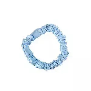 Mexmo Scrunchie Small Baby Blue - Zestaw dwóch gumek jedwabnych