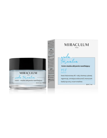 Miraculum Woda Termalna krem-maska aktywnie nawilżający dzień/noc 50ml