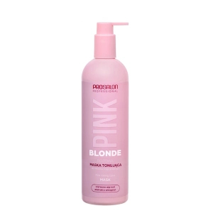 PROSALON PINK BLONDE Różowa maska tonująca do włosów rozjaśnianych 500ml