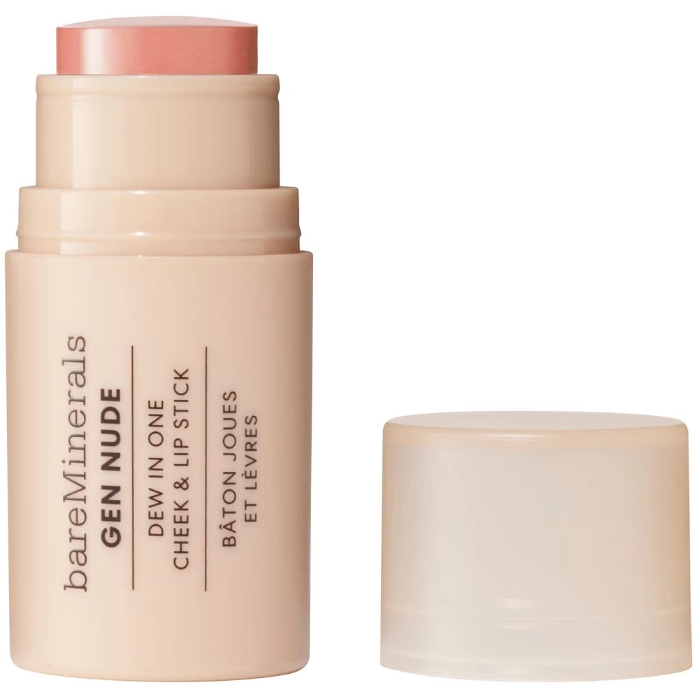 bareMinerals Gen Nude Dew in One Cheek & Lip Stick kremowy sztyft do policzków i ust Call My Blush 4.5g