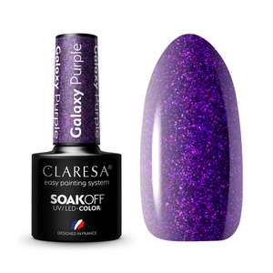 Claresa Nails Lakier hybrydowy GALAXY PURPLE - 5g