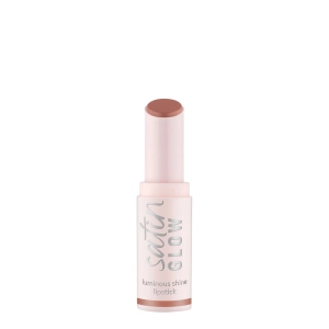 essence satin GLOW luminous shine lipstick 01 Whole Latte Love Pomadka do ust 3,5g