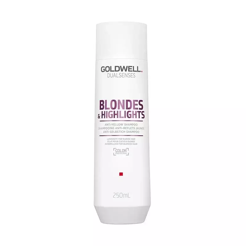 GOLDWELL Dualsenses Blondes&Highlights Anti-Yellow Shampoo Szampon do włosów blond 250ml