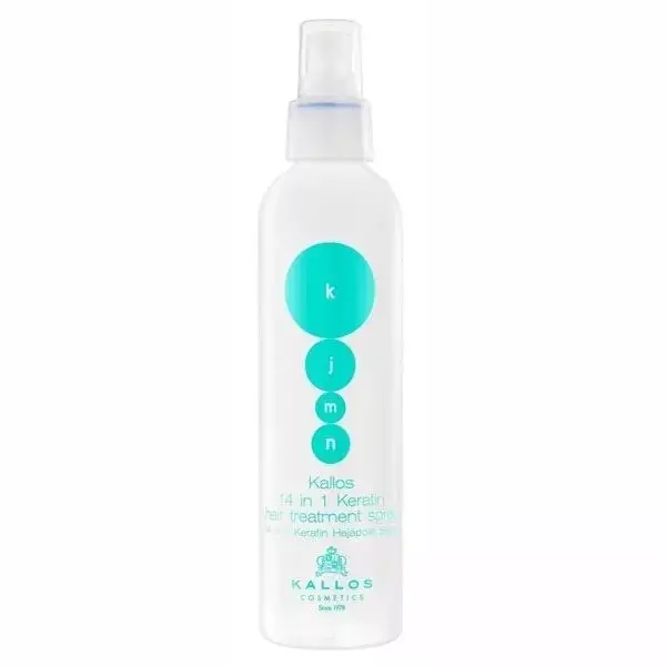 KALLOS KJMN 14 in 1 Keratin spray Pielęgnujący włosy spray 200 ml