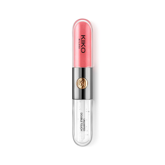 KIKO Milano Unlimited Double Touch dwuetapowa płynna pomadka do ust 112 Satin Peach Rose 6ml