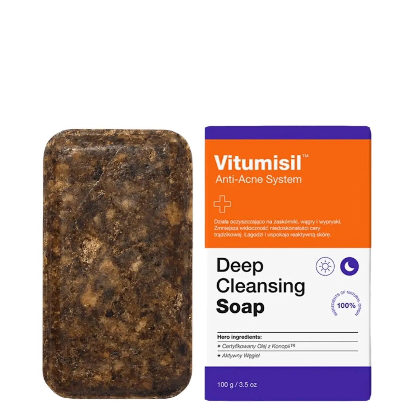 Dermz Labs Vitumisil Deep Cleaning Soap - mydło głęboko oczyszczające dla skóry trądzikowej, z niedoskonałościami 100 g